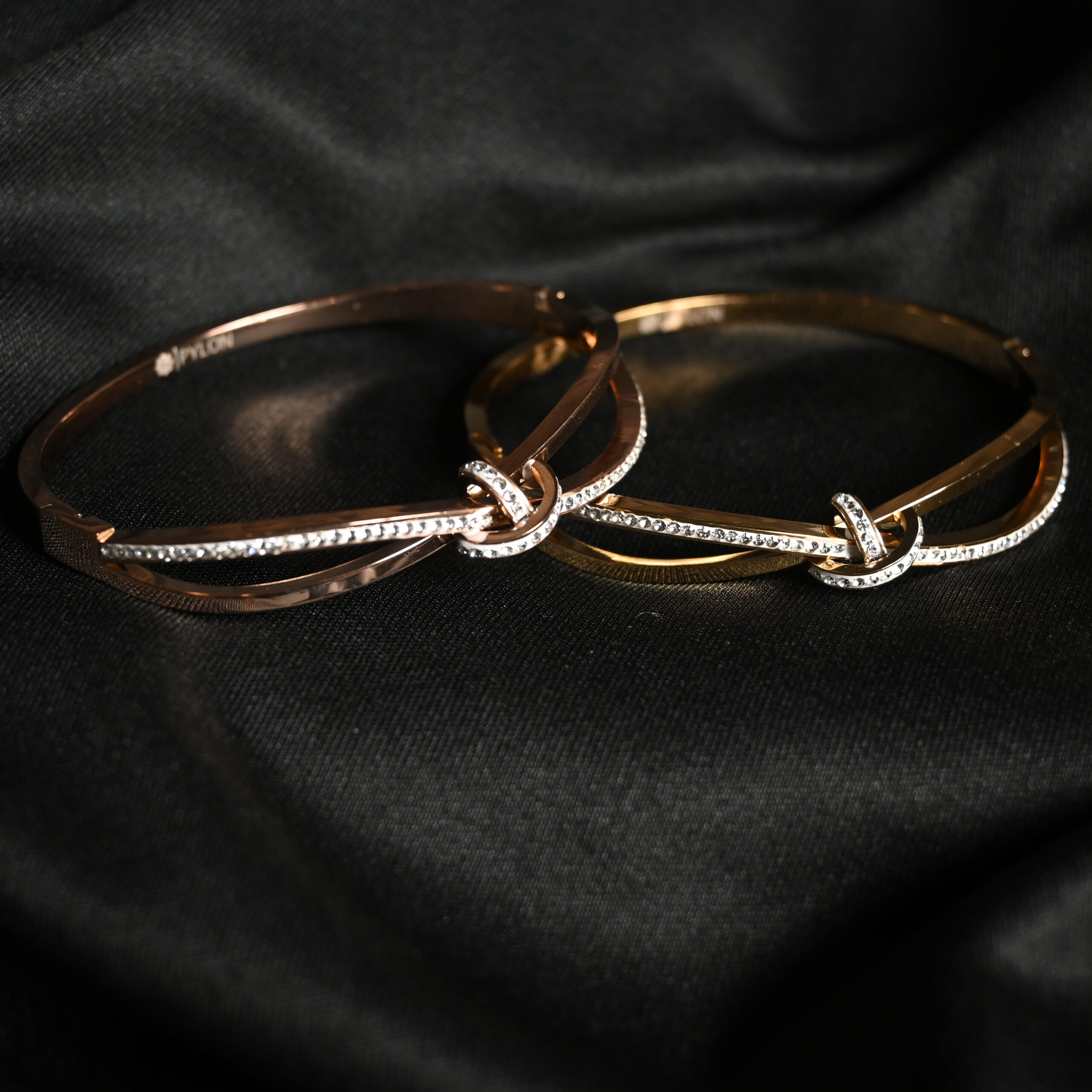 Diamond Ribbon Bangle