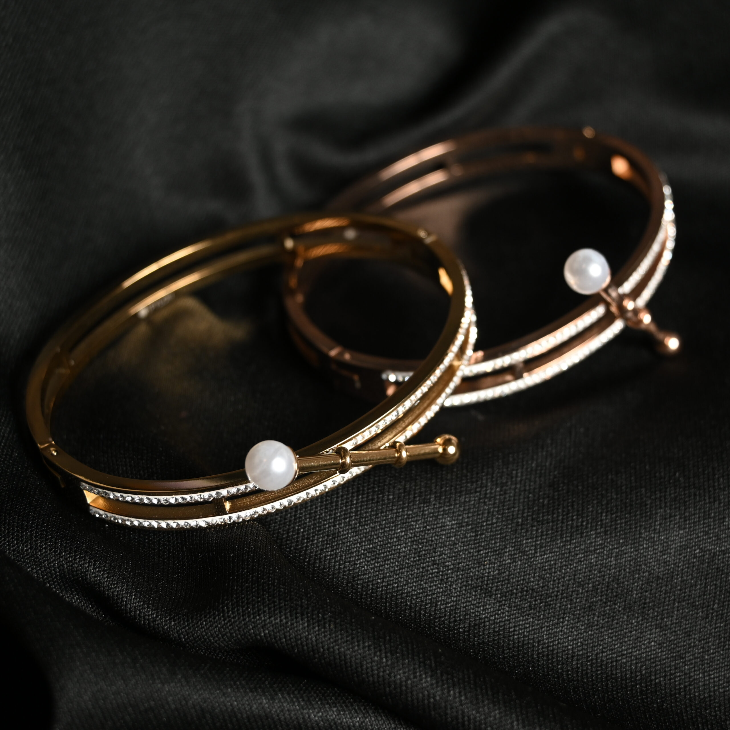 Gilded Serenity Bangle