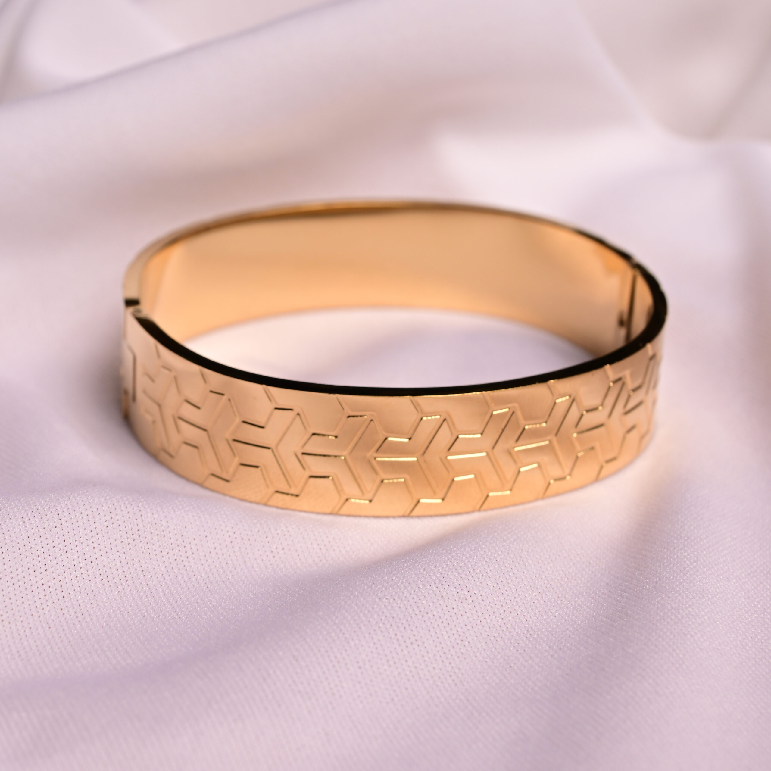 Golden Primeval Bangle